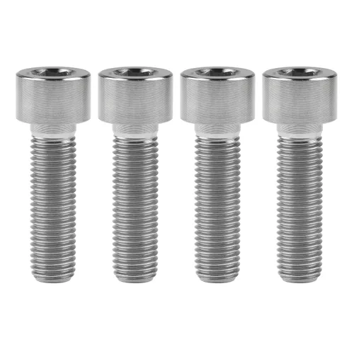 Miniatura 29 de Tornillos Allen de cabeza hueca de titanio M10 20 25 30 35 40 45 50 55 2.362 in Tornillos paquete de 4 (M10 x 0.787 in, paso 0.049 in, negro)