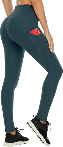 Miniatura 51 de Ewedoos - Leggings con bolsillos para mujer, de talle alto, pantalones de yoga, pantalones de entrenamiento, con levantamiento de glúteos