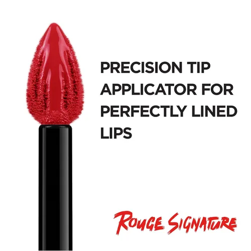 Miniatura 5 de L'Oréal Paris Makeup Rouge Signature - Pinta labios de larga duración acabado mate, ultraligero, ultracómodo, color de pigmento alto, aplicador