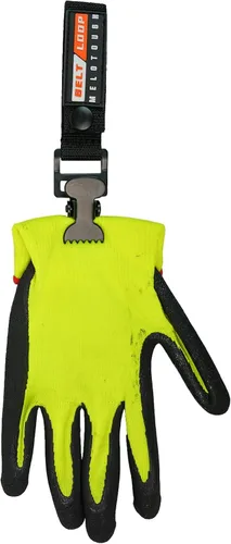 Miniatura 3 de MELOTOUGH Guante de trabajo Soporte Guante Correa Rápida Con Clip de cocodrilo.. Negro