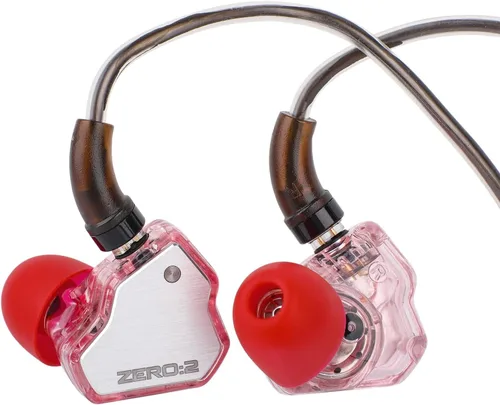 Miniatura 9 de Linsoul 7Hz x Crinacle Zero:2: Monitor de oído intrauditivo, controlador dinámico actualizado de 10mm IEM, auriculares con cable, auriculares