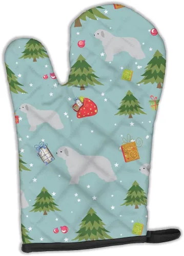 Miniatura 9 de Caroline's Treasures BB4872OVMT - Guante de horno de Navidad Affenpinscher resistente al calor, grueso para sartenes calientes y horno, manopla