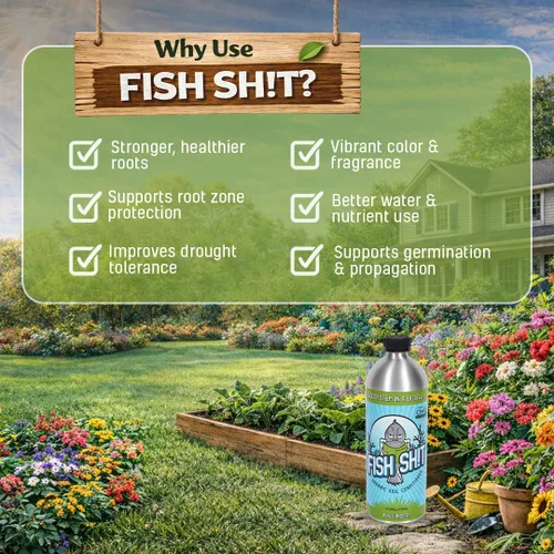 Miniatura 3 de Fish Head Farms - Acondicionador líquido orgánico de suelo, 1 litro, biología viva para plantas de interior y exterior, crecimiento de raíces