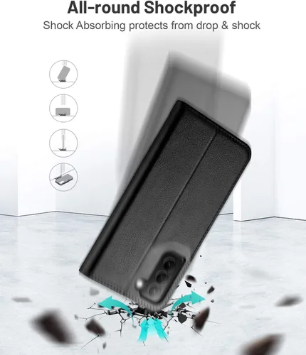 Miniatura 6 de OCASE - funda cartera compatible con Galaxy S21 5G, 6.2 pulgadas