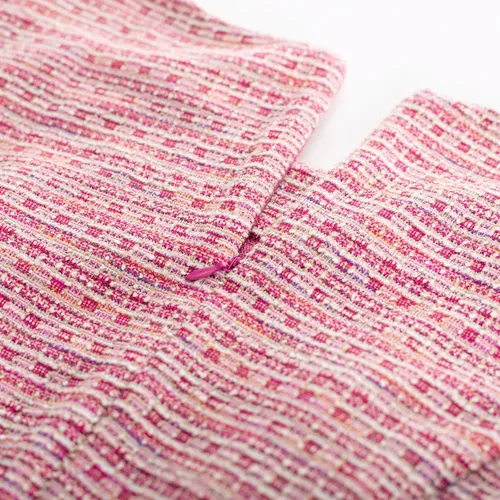 Miniatura 5 de JASAMBAC Vestidos de trabajo de verano para mujer, estilo vintage de los años 50, acampanados, vestido de tweed, vestido midi para iglesia, trajes