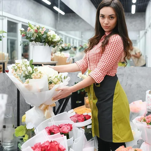 Miniatura 7 de Jutieuo 20 hojas de papel de regalo blanco, papel floral coreano translúcido impermeable para ramos de flores, embalaje de regalo, suministros