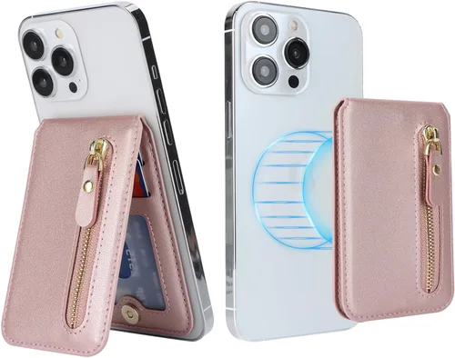Miniatura 9 de Cavor Compatible con Apple Magsafe Wallet con soporte ajustable, cartera magnética para iPhone 17/16 Pro Max/15/14 Plus/13/12 Magsafe - Tarjetero