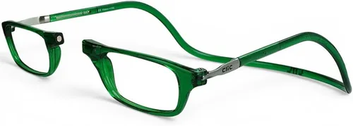 Miniatura 12 de Clic Lentes de lectura magnéticos, lectores ajustables para colgar en el cuello, ajuste seguro con diadema rígida, originales (S-M, tortuga, 2.75)