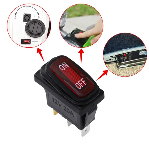 Miniatura 2 de KAMIER Interruptor de reinicio de encendido y apagado de repuesto para Razor MX350 MX400 SX350 Dirt Bike RSF650 E300 E200 E100 Pocket Mod Scooter