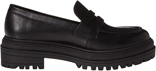 Miniatura 8 de LinnOaks Penny - Mocasines para mujer con puntera redonda, tacón grueso, zapatos Mary Janes, plataforma, zapatos Oxford, uniformes, zapatos de vestir