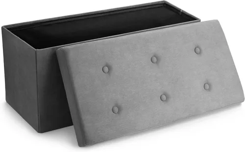 Sorbus – Banco otomano plegable, De Almacenamiento Con Tapa – perfecto para juguetes y zapatos, Otomano, asiento, reposapiés, color contemporáneo,