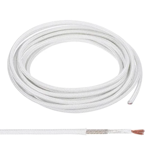 Miniatura 11 de PATIKIL Cable de alta temperatura de 14.8 pies, 9 AWG, -76.0-662.0 °F de fibra de vidrio de mica aislado, cable electrónico flexible resistente al