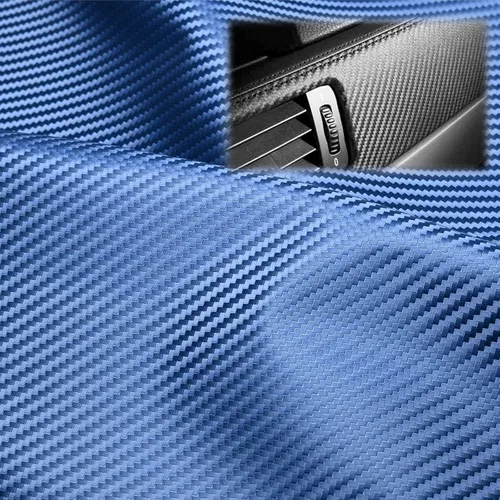 Miniatura 7 de EZAUTO WRAP Funda de asiento para automóvil de 12 x 54 pulgadas (1 x 4.5 pies), tela negra de fibra de carbono de 54 pulgadas de ancho, vinilo