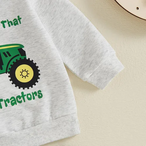 Miniatura 167 de BemeyourBBs Conjunto divertido de sudadera y pantalones de manga larga con letras divertidas para bebé niño y niño
