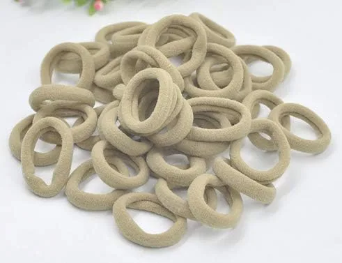 Miniatura 25 de Accesorios para el cabello para niñas y niños, bandas de goma para cola de caballo, bandas elásticas para el cabello (negro)
