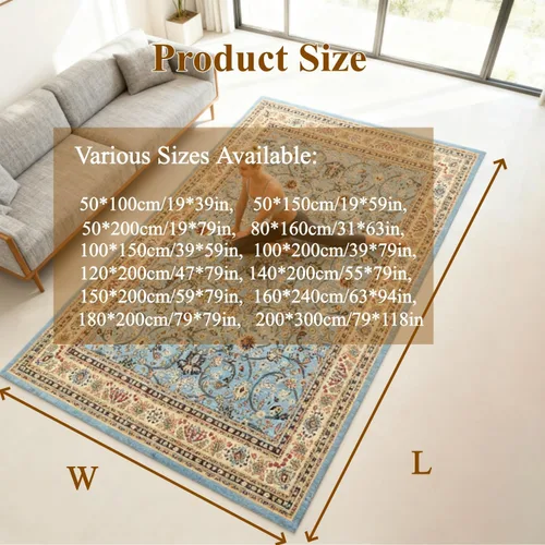 Miniatura 2 de Large Graphene Electric Heated Floor Mat, Electric Heated Area Rug with 60 Gear Adjustment Temperature, Plug in Heating Mat, for Home Office Study