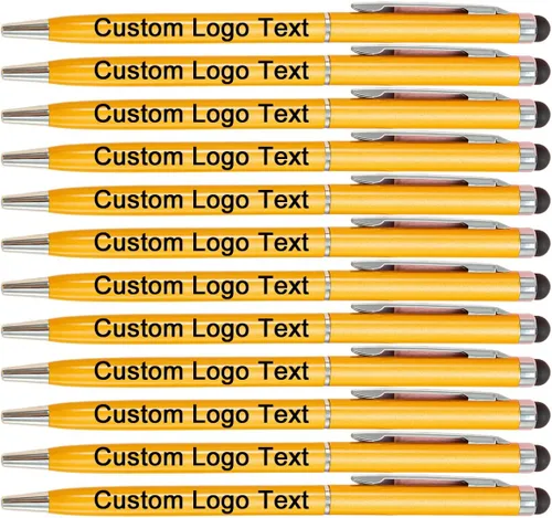 Miniatura 8 de Bolígrafos personalizados con nombre, icono, logotipo, texto, bolígrafo personalizado con lápiz capacitivo para iglesia de negocios, 100