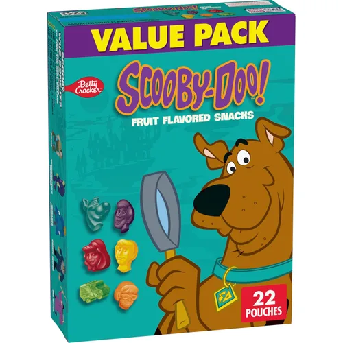 Miniatura 8 de Scooby-Doo Snacks con sabor a frutas, sin gluten, aperitivos para niños, 10 unidades, 8 onzas (paquete de 8)