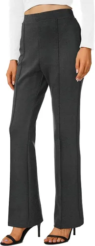 Miniatura 58 de Urban CoCo Pantalones de trabajo elásticos con corte de bota, pantalones de yoga pequeños para oficina casual