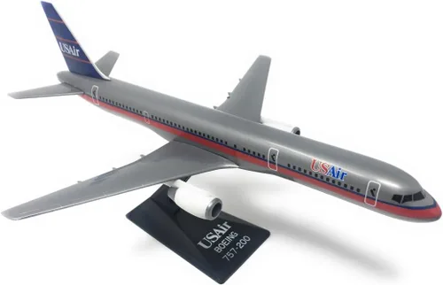Miniatura 3 de USAir (89-97) 757-200 Escala 1:200 - Modelo de avión de plástico a presión - réplica coleccionable de aviones USAir Airlines - Parte # ABO-75720H-015