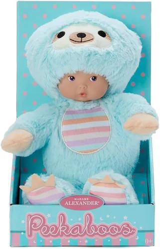 Miniatura 4 de Madame Alexander 12" Peekaboos, Perezoso, Tono de Piel Claro