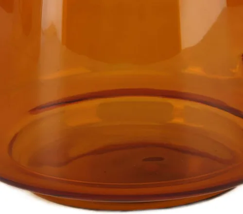 Miniatura 8 de Yosoo Taza de café, taza de vidrio vidrio de borosilicato con mango para leche para el hogar para café con leche (ámbar)