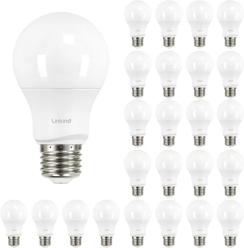 Miniatura 12 de Linkind - Bombillas LED A19 atenuables, equivalente a 40 W, base E26, luz blanca suave de 2,700 Kelvin, 5.7 W, 460 lúmenes, CRI80+, 120 V
