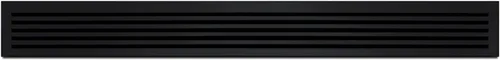 Summit Appliance GRILL48B - Parrilla decorativa para refrigerador, color negro; compatible con Summit FFBF181ES2; estructura de acero; fabricada en