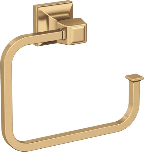 Miniatura 38 de Amerock BH36020G10 Gancho único para bata de níquel cepillado Soporte de toalla de 4-1/4 pulg. (108 mm) de longitud Mulholland Gancho