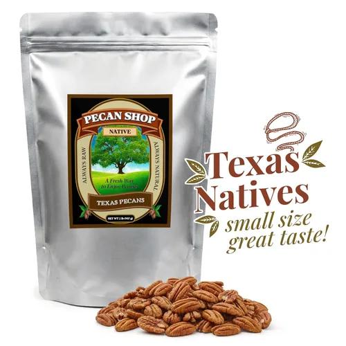 Miniatura 9 de Pecan Shop Nueces pecanas nativas de Texas sin pasteurizar sin pasteurizar sin pasteurizar, cosechadas de forma silvestre y probadas, mitades