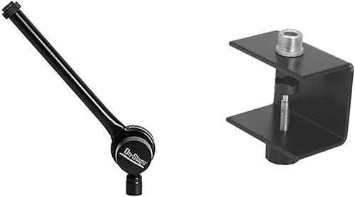 Miniatura 2 de OnStage On-Stage Posi-Lok Mini Micrófono Brazo Boom, Negro
