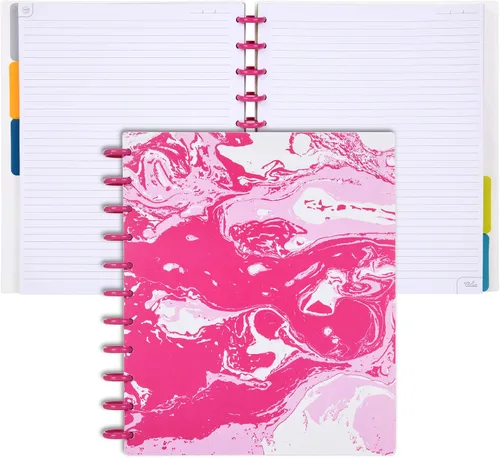 Miniatura 104 de Talia - Cuadernos de notas con tapas, planificador, personalizables, (Azul de Verano, Junior (5.5 pulgadas x 8.5 pulgadas)) Azul verano