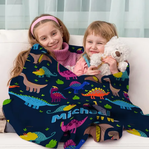 Miniatura 37 de Artsadd Manta de bebé personalizada para niños y niñas con nombre, manta personalizada con nombre de bebé con patrón de unicornio, manta