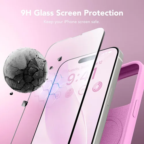 Miniatura 63 de GONEZ Funda de silicona para iPhone 15 Pro Max, compatible con Magsafe, protector de cámara + protector de pantalla, forro de microfibra suave