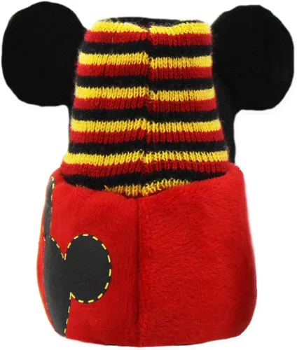 Miniatura 6 de Disney Mickey Mouse - Pantuflas de felpa 3D para niños pequeños
