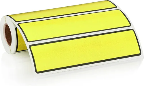 Miniatura 22 de Carstens Etiquetas adhesivas adhesivas, 5 3/8 x 1 3/8 pulgadas, etiquetas para carpetas de anillos de 1.5 a 4 pulgadas, lavanda, rollo de 200