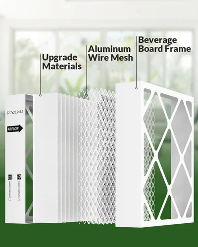 Miniatura 2 de FLRQB5AH23M11 - Filtro de aire Merv 13 de 22.7 x 20.7 x 4.7 pulgadas, compatible con filtro de aire trane y envirowise, para sistemas HVAC y aire