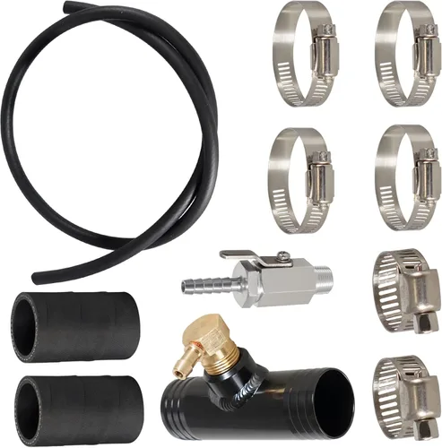Kit de instalación de depósito de combustible auxiliar diésel de 1-1/2 pulgadas compatible con Ford Dodge 2012 y más antiguos, compatible con Chevy