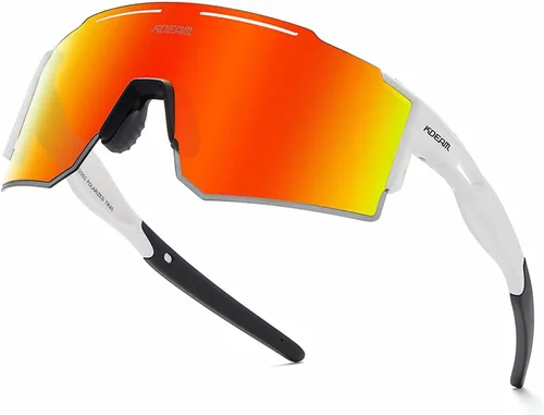 Miniatura 18 de Gafas de sol deportivas polarizadas UV400 para hombres y mujeres, gafas de ciclismo resistentes al viento para conducción, carrera, golf, lentes