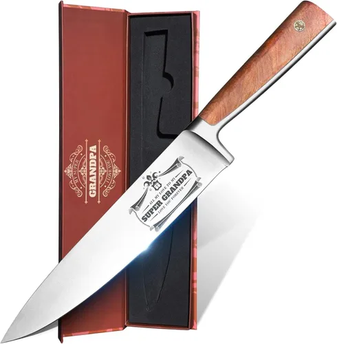 Miniatura 7 de Huusk Cuchillo Vikingo con Vaina Cuchillos para Deshuesar para Cortar Carne, Cuchillos Cavernícola Ultimo Forjados a Mano de Espiga Completa