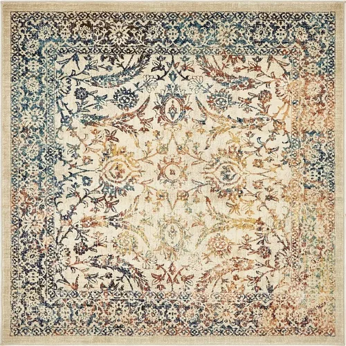 Miniatura 11 de Unique Loom Oslo Collection - Alfombra de corredor beige tradicional botánica envejecida sobre teñida (3 pies x 13 pies)