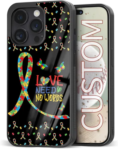Miniatura 11 de Fundas para teléfono de conciencia autista, los mejores regalos con autismo, lindo rompecabezas de arco iris para iPhone 7 8 11 12 13 14 15 16 17