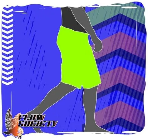 Miniatura 4 de Flow Society Home Run - Pantalones cortos deportivos para niños, pantalones cortos deportivos para gimnasio