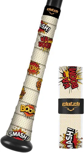 Miniatura 23 de Cinta de agarre para bate de Clutch Sports Apparel, para todo clima, de 1.1mm acolchada y antideslizante para béisbol y sóftbol, duradera