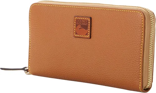 Miniatura 2 de Dooney & Bourke Billeteras para mujer, correa extraíble de cuero granulado con cremallera grande