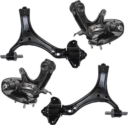 Miniatura 174 de Detroit Axle - Brazos de control superiores traseros para Chrysler 300 Dodge Challenger Charger Magnum, reemplazo del conjunto de brazos de control