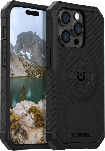 Miniatura 8 de Rokform - Funda para iPhone 14, Serie Rígida, Magnética Dual, Cubierta para iPhone con RokLock de Bloqueo Giratório, Equipo Protector para Apple