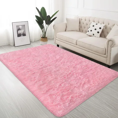Miniatura 24 de Alfombras verdes para dormitorio de niños: alfombra de pasillo lavable de 2x6, alfombras pequeñas antideslizantes, esponjosas, suaves, peludas