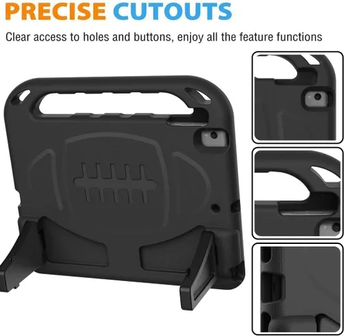 Miniatura 7 de BMOUO Funda para niños para iPad de 9ª/8ª/7ª generación (2021/2020/2019), con protector de pantalla integrado, soporte con mango a prueba de golpes
