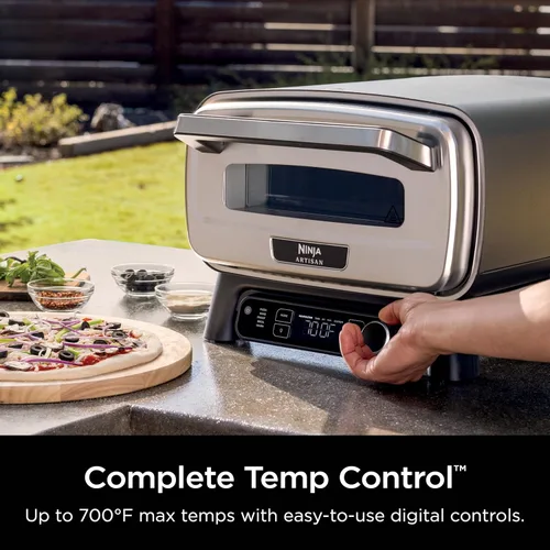 Miniatura 2 de Ninja Horno de Pizza para Exteriores con Pala de Pizza Perforada de 19.5" Incluye Piedra de Pizza de 12" y Bandeja para Hornear de 12" 5